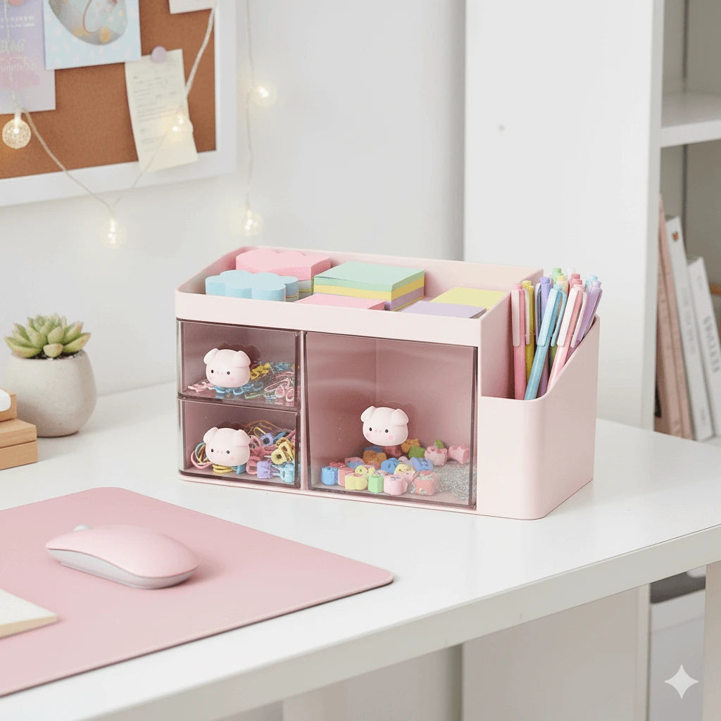 Organisateur de Bureau Kawaii