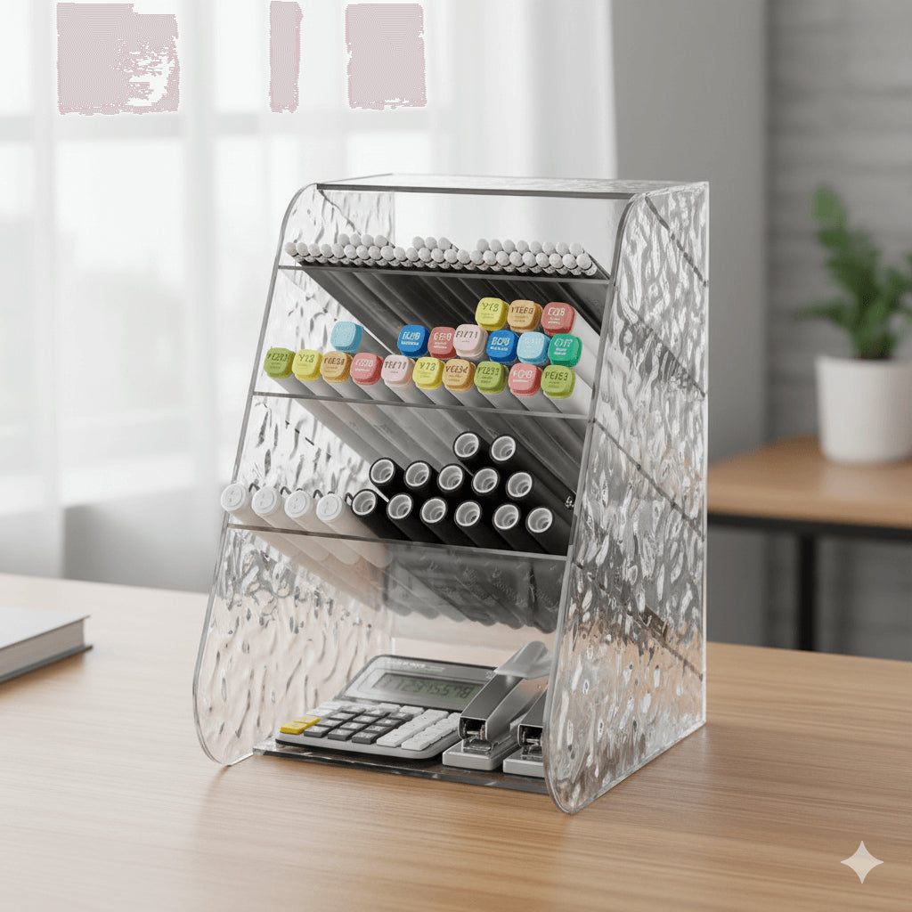 Organisateur de Bureau Transparent